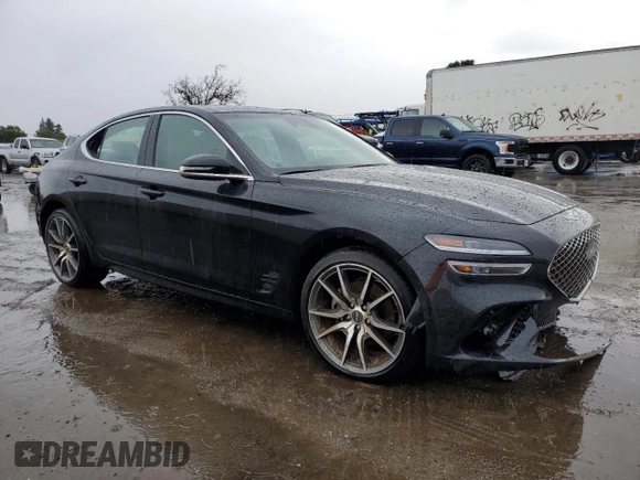 2023 Genesis G70 2.0T with VIN KMTG34TA4PU123662, listed as a Copart auction lot 41686764 with 14,291 mi miles and Non Repairable. Bid and sale history available at DreamBid. Image 4.
