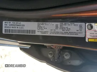 2022 Ram 1500 Big Horn with VIN 1C6RREBT5NN201329, listed as a Copart auction lot 56428285 with 82,966 mi miles and Salvage title. Bid and sale history available at DreamBid. Image 12.