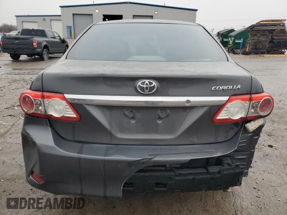 2011 Toyota Corolla L with VIN 2T1BU4EE7BC606624, listed as a Copart auction lot 47496065 with 159,382 mi miles and Clean Title. Bid and sale history available at carsss.com. Image 6.