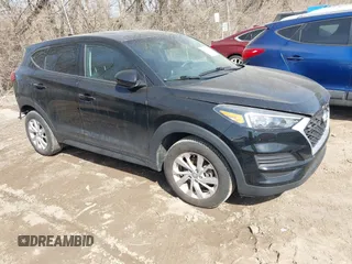 2019 Hyundai Tucson SE with VIN KM8J2CA4XKU852946, listed as a IAAI auction lot 41784214 with 120,857 mi miles. Bid and sale history available at carsss.com. Image 1.
