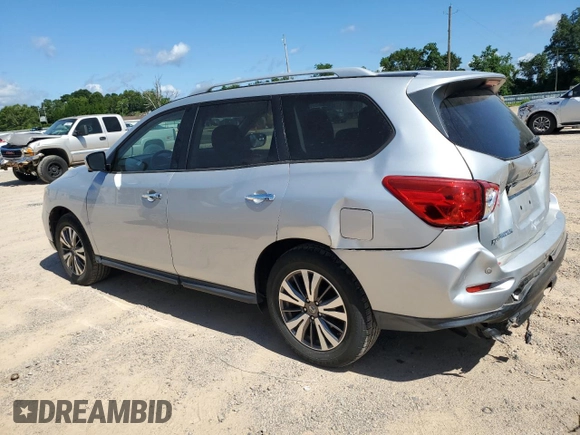 2017 Nissan Pathfinder SV with VIN 5N1DR2MN3HC687473, listed as a Copart auction lot 63376195 with 69,600 mi miles and Salvage title. Bid and sale history available at DreamBid. Image 2.