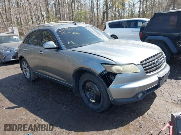 2005 Infiniti FX z VIN JNRAS08W85X218158, wystawiony jako IAAI lot #41991927 z przebiegiem 266 791 mil mil oraz . Historia ofert i sprzedaży dostępna na DreamBid. Obrazek 1.