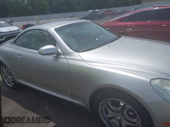 2005 Lexus SC 430 с VIN JTHFN48Y350067436, выставлен на аукционе IAAI как лот 42489208 с пробегом 165 431 миль миль и . История ставок и продаж доступна на DreamBid. Изображение 13.