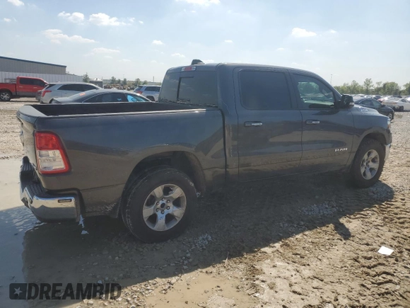 2019 Ram 1500 Big Horn/Lone Star with VIN 1C6SRFFT7KN668488, listed as a Copart auction lot 49491965 with 118,440 mi miles and Salvage Title. Bid and sale history available at carsss.com. Image 3.