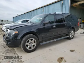 2013 Ford Expedition Max Limited z VIN 1FMJK2A58DEF08015, wystawiony jako Copart lot #55956485 z przebiegiem 263 359 mil mil oraz Szkoda całkowita • Salvage title. Historia ofert i sprzedaży dostępna na DreamBid. Obrazek 1.