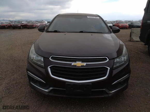 2015 Chevrolet Cruze LT with VIN 1G1PC5SB6F7208829, listed as a Copart auction lot 53242105 with 120,160 mi miles and Salvage Title. Bid and sale history available at carsss.com. Image 5.
