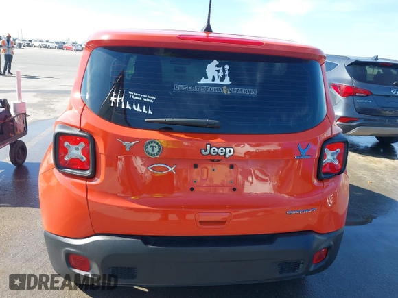 2020 Jeep Renegade Sport with VIN ZACNJAAB8LPL86428, listed as a IAAI auction lot 40952668 with 111,605 mi miles and . Bid and sale history available at carsss.com. Image 16.