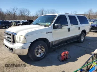 2005 Ford Excursion Special Serv with VIN 1FMNU40L35EB61749, listed as a Copart auction lot 50872235 with 144,977 mi miles and Salvage Title. Bid and sale history available at DreamBid. Image 1.