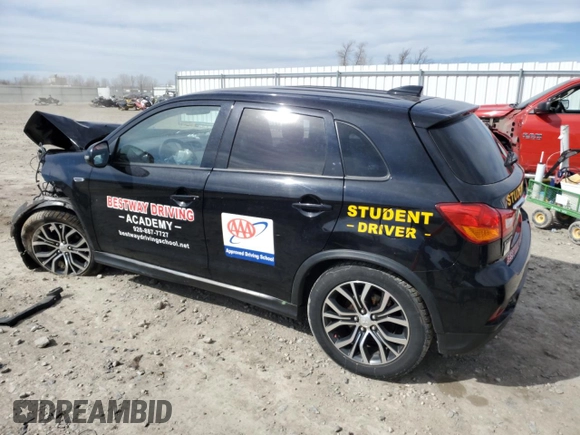 2018 Mitsubishi Outlander Sport SE 2.4 with VIN JA4AR3AWXJU001210, listed as a Copart auction lot 49172965 with 196,594 mi miles and Non Repairable. Bid and sale history available at carsss.com. Image 2.
