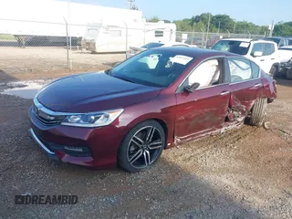 2016 Honda Accord Sport with VIN 1HGCR2F55GA020218, listed as a IAAI auction lot 42427342 with 138,803 mi miles and . Bid and sale history available at DreamBid. Image 2.