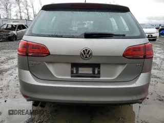2017 Volkswagen Golf SportWagen S with VIN 3VWC17AU6HM539006, listed as a Copart auction lot 52329005 with 13,731 mi miles and Salvage Title. Bid and sale history available at carsss.com. Image 6.