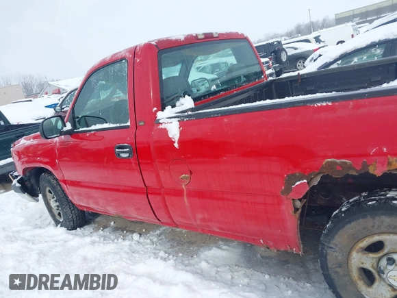 2004 Chevrolet Silverado 1500 Work Truck with VIN 1GCEC14X14Z352435, listed as a IAAI auction lot 41606503 with 163,470 mi miles. Bid and sale history available at carsss.com. Image 15.