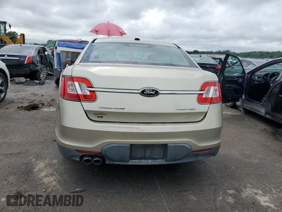 2010 Ford Taurus Limited with VIN 1FAHP2FW1AG123133, listed as a Copart auction lot 59701354 with 93,859 mi miles and Non Repairable. Bid and sale history available at carsss.com. Image 6.