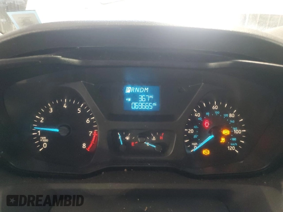 2017 Ford Transit XL with VIN 1FMZK1CM5HKB17834, listed as a Copart auction lot 63001115 with 69,665 mi miles and Salvage title. Bid and sale history available at DreamBid. Image 9.
