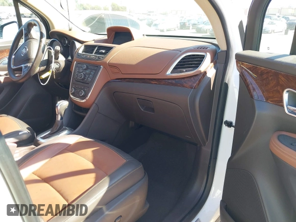 2016 Buick Encore Leather with VIN KL4CJCSB2GB544440, listed as a IAAI auction lot 37711234 with 61,927 mi miles. Bid and sale history available at carsss.com. Image 5.