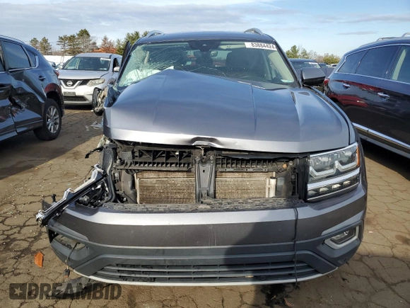 2018 Volkswagen Atlas SEL with VIN 1V2MR2CA6JC525585, listed as a Copart auction lot 83884424 with 114,543 mi miles and Salvage title. Bid and sale history available at DreamBid. Image 5.