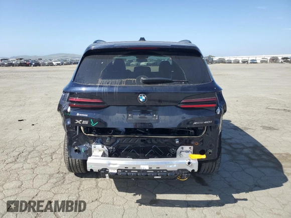 2025 BMW X5 xDrive40i z VIN 5UX23EU09S9Y91362, wystawiony jako Copart lot #54255185 z przebiegiem 2 259 mil mil oraz Szkoda całkowita • Salvage title. Historia ofert i sprzedaży dostępna na DreamBid. Obrazek 6.