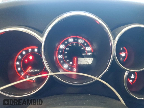 2008 Pontiac Vibe with VIN 5Y2SL65848Z408333, listed as a Copart auction lot 73057654 with 144,124 mi miles and Salvage Title. Bid and sale history available at carsss.com. Image 9.