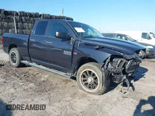 2014 Ram 1500 Express with VIN 1C6RR7FT5ES418905, listed as a IAAI auction lot 41758174 with 92,443 mi miles. Bid and sale history available at carsss.com. Image 1.