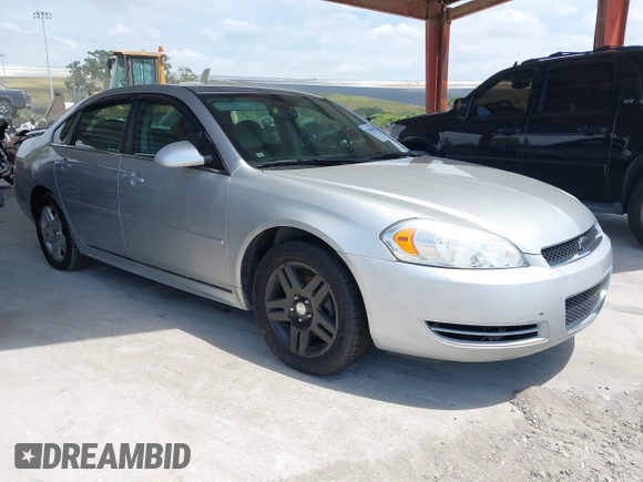 2012 Chevrolet Impala LT Fleet with VIN 2G1WG5E36C1273290, listed as a IAAI auction lot 42106008 with 228,871 mi miles and . Bid and sale history available at DreamBid. Image 1.