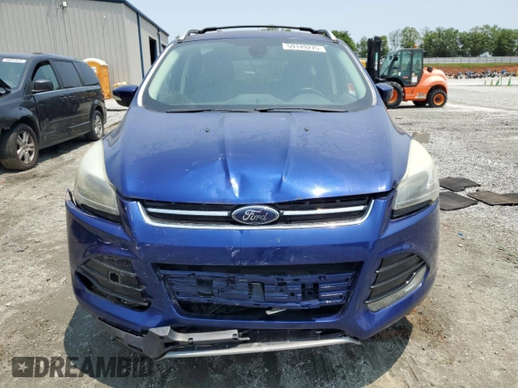 2013 Ford Escape Titanium with VIN 1FMCU0J94DUC18516, listed as a Copart auction lot 59149275 with 88,734 mi miles and Salvage title. Bid and sale history available at DreamBid. Image 5.