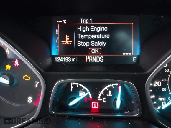 2018 Ford Escape SEL with VIN 1FMCU9HD9JUA69594, listed as a IAAI auction lot 41571208 with 124,193 mi miles. Bid and sale history available at carsss.com. Image 7.