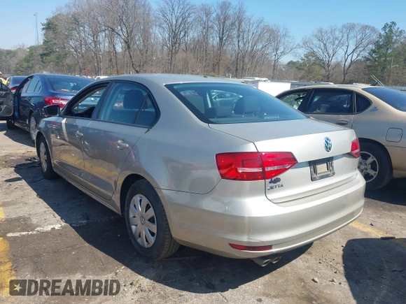 2015 Volkswagen Jetta S с VIN 3VW2K7AJ5FM277619, выставлен на аукционе IAAI как лот 41786668 с пробегом 73 073 миль миль и . История ставок и продаж доступна на DreamBid. Изображение 3.