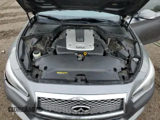 2015 Infiniti Q50 Premium with VIN JN1BV7AR1FM399537, listed as a Copart auction lot 58792395 with 179,391 mi miles and Salvage title. Bid and sale history available at DreamBid. Image 11.