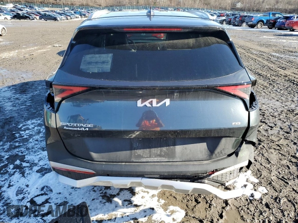 2025 Kia Sportage EX with VIN 5XYK3CDF9SG237941, listed as a Copart auction lot 45495735 with 1,549 mi miles and Salvage Title. Bid and sale history available at carsss.com. Image 6.
