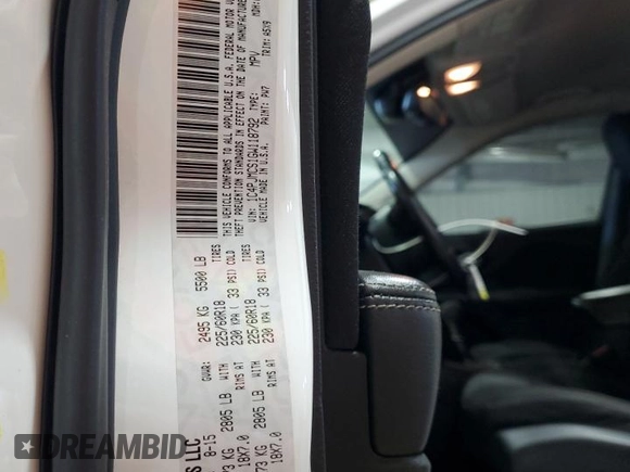 2016 Jeep Cherokee Latitude with VIN 1C4PJMCS1GW118792, listed as a Copart auction lot 53751675 with 141,098 mi miles and Clean title. Bid and sale history available at DreamBid. Image 14.