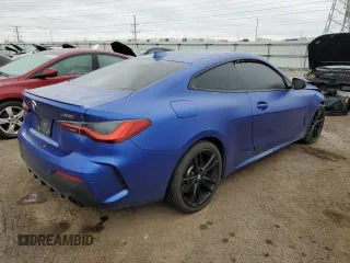 2022 BMW 4 Series 430i xDrive with VIN WBA73AP01NCK05623, listed as a Copart auction lot 87245684 with Not Provided miles and Salvage Title. Bid and sale history available at DreamBid. Image 3.