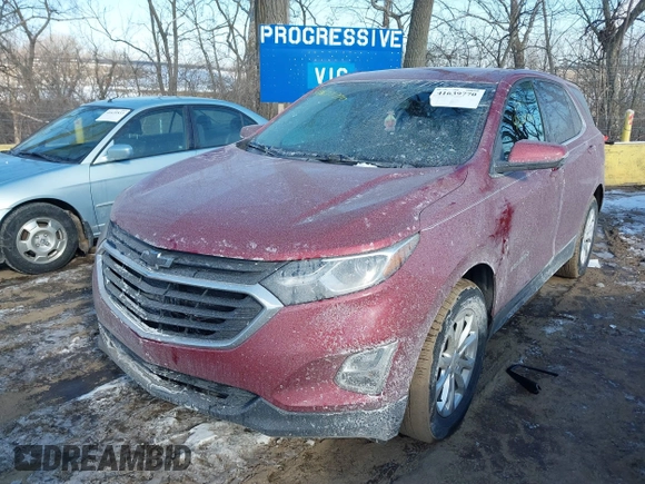 2019 Chevrolet Equinox LT with VIN 2GNAXKEV1K6101226, listed as a IAAI auction lot 41639770 with 99,425 mi miles. Bid and sale history available at carsss.com. Image 17.