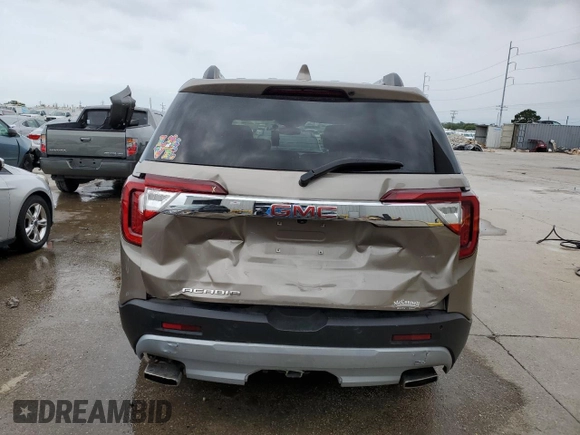 2023 GMC Acadia SLT with VIN 1GKKNMLSXPZ175185, listed as a Copart auction lot 57049015 with 36,777 mi miles and Salvage title. Bid and sale history available at DreamBid. Image 6.