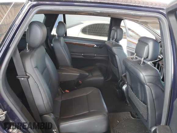 2011 Mercedes-Benz R 350 with VIN 4JGCB2FE4BA134590, listed as a Copart auction lot 61675805 with 263,118 mi miles and Salvage title. Bid and sale history available at DreamBid. Image 11.