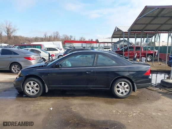 2003 Honda Civic EX with VIN 1HGEM22973L024883, listed as a IAAI auction lot 41536461 with 219,927 mi miles. Bid and sale history available at carsss.com. Image 14.