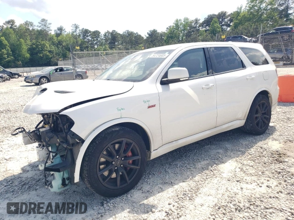 2018 Dodge Durango SRT with VIN 1C4SDJGJ9JC232355, listed as a Copart auction lot 54724685 with 90,462 mi miles and Salvage title. Bid and sale history available at DreamBid. Image 1.