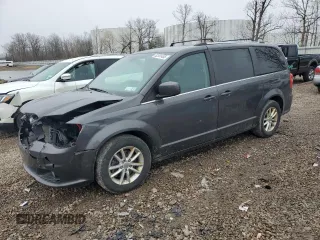 2019 Dodge Grand Caravan SXT with VIN 2C4RDGCGXKR518476, listed as a Copart auction lot 52341455 with 59,102 mi miles and Salvage Title. Bid and sale history available at DreamBid. Image 1.