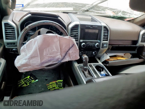 2017 Ford F-150 XL with VIN 1FTEW1EF1HFC13166, listed as a Copart auction lot 57793155 with Not provided miles and Non repairable. Bid and sale history available at DreamBid. Image 8.