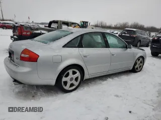 2004 Audi A6 with VIN WAULD64B04N035451, listed as a Copart auction lot 86846894 with 165,300 mi miles and Clean Title. Bid and sale history available at carsss.com. Image 3.