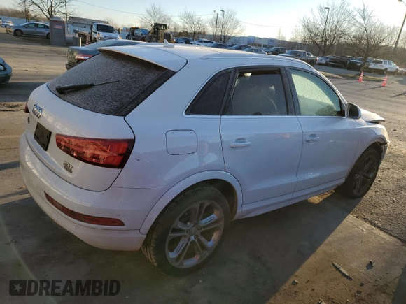 2017 Audi Q3 Premium Plus z VIN WA1JCCFSXHR005908, wystawiony jako Copart lot #83792114 z przebiegiem 139 843 mil mil oraz Szkody całkowita. Historia ofert i sprzedaży dostępna na DreamBid. Obrazek 3.