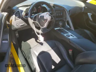 2015 Chevrolet Corvette Z51 3LT with VIN 1G1YM2D7XF5108382, listed as a Copart auction lot 49408375 with 20,266 mi miles and Salvage title. Bid and sale history available at DreamBid. Image 8.