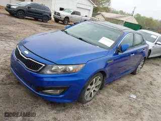 2013 Kia Optima SX w/Limited Pkg with VIN 5XXGR4A60DG122036, listed as a IAAI auction lot 41843320 with 75,807 mi miles. Bid and sale history available at carsss.com. Image 2.
