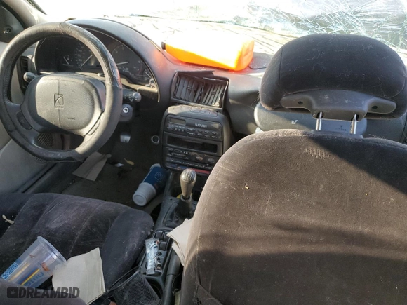 1999 Saturn SL with VIN 1G8ZJ5272XZ141986, listed as a Copart auction lot 71496674 with 0 mi miles and Salvage Title. Bid and sale history available at carsss.com. Image 8.