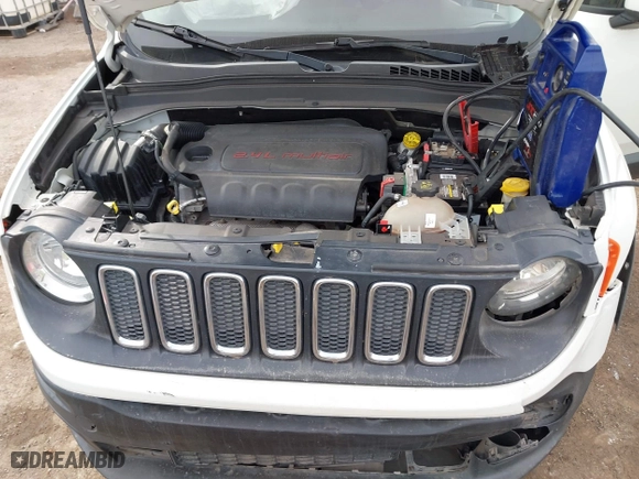 2017 Jeep Renegade Altitude with VIN ZACCJABB7HPE60518, listed as a IAAI auction lot 41787992 with 93,722 mi miles. Bid and sale history available at carsss.com. Image 10.