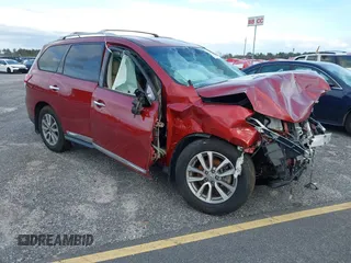 2015 Nissan Pathfinder SV z VIN 5N1AR2MN9FC625169, wystawiony jako IAAI lot #40940937 z przebiegiem 68 555 mil mil oraz . Historia ofert i sprzedaży dostępna na DreamBid. Obrazek 1.