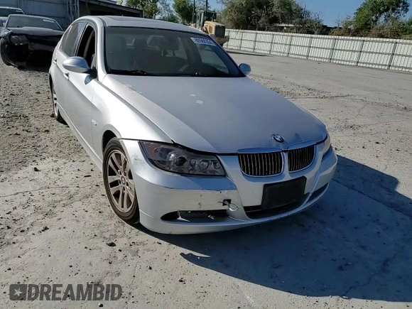 2006 BMW 3 Series 325i with VIN WBAVB135X6KX49444, listed as a Copart auction lot 80988394 with 144,966 mi miles and Salvage Title. Bid and sale history available at carsss.com. Image 10.