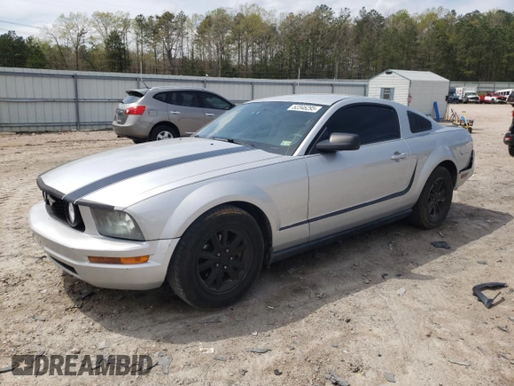 2005 Ford Mustang Deluxe with VIN 1ZVFT80N855113665, listed as a Copart auction lot 52346295 with 116,879 mi miles and Salvage title. Bid and sale history available at DreamBid. Image 1.
