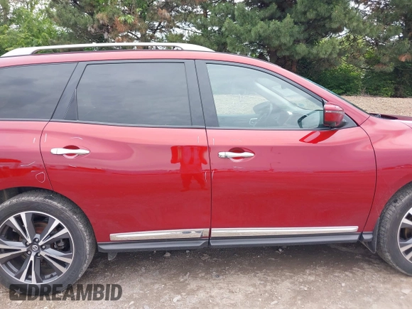 2020 Nissan Pathfinder Platinum with VIN 5N1DR2DM2LC636370, listed as a IAAI auction lot 42388117 with 79,825 mi miles and . Bid and sale history available at DreamBid. Image 14.