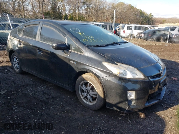 2011 Toyota Prius I with VIN JTDKN3DU6B5301063, listed as a IAAI auction lot 41858696 with 999,999 mi miles. Bid and sale history available at carsss.com. Image 1.