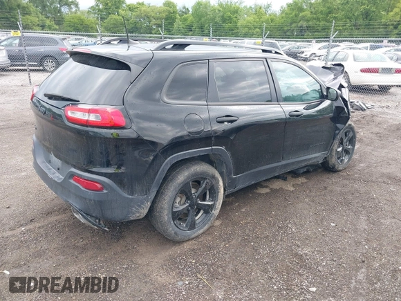 2017 Jeep Cherokee Altitude with VIN 1C4PJMAS7HW589950, listed as a IAAI auction lot 42359634 with 133,619 mi miles and . Bid and sale history available at DreamBid. Image 4.